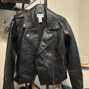 Feaux leather jacket